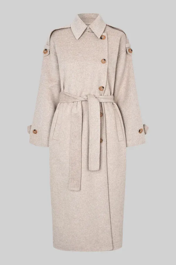 Walance New Coat Beige Melange