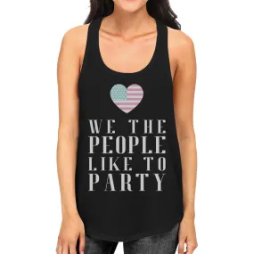 We The People Womens Funny Graphic 4th Of July Sleeveless T-Shirt