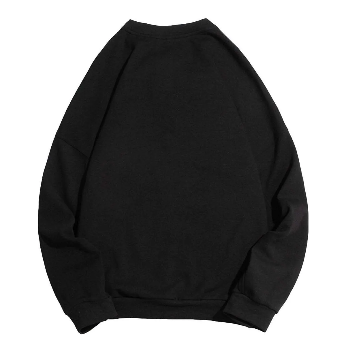 WLS Teddy Patchwork Round Collar Sweatshirt