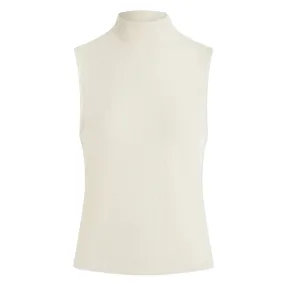 Womens Caley Fitted Ribbed Tank Birch - AW24