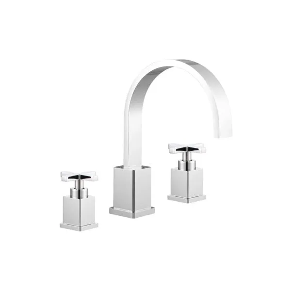 ZY2511-C Legion Furniture Widespread Double Handle Bathroom Faucet with Drain Assembly